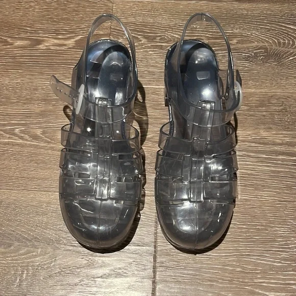 Clear Jelly shoes, size 8 - Picture 3 of 3
